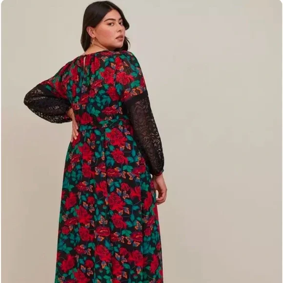 sachin and babi light blue dress Empire Waist Gown Black